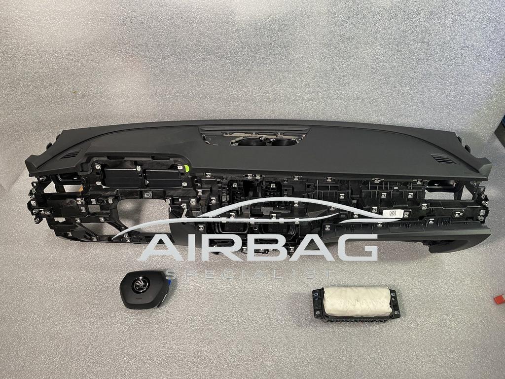 Skoda Superb 2024+ dashboard + airbag set stuur airbag passa, Gebruikt, -, -, Ophalen of Verzenden