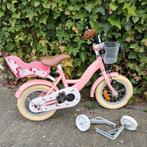 Roze Sjoef-unicorn kinderfiets (12 inch), met zijwieltjes, Fietsen en Brommers, Fietsen | Kinderfietsjes, Ophalen, Gebruikt, Minder dan 16 inch