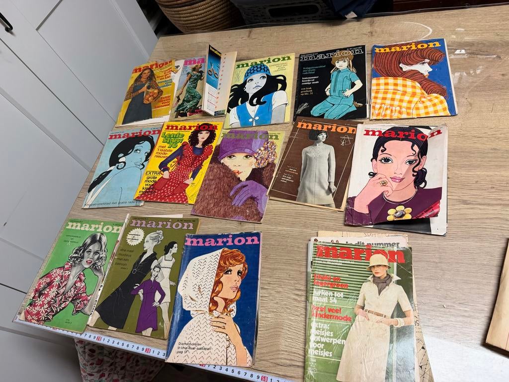 Vintage Marion naaipatronen - Diverse edities, Hobby en Vrije tijd, Kledingpatronen, Marion, Vrouw, Ophalen of Verzenden, Overige typen