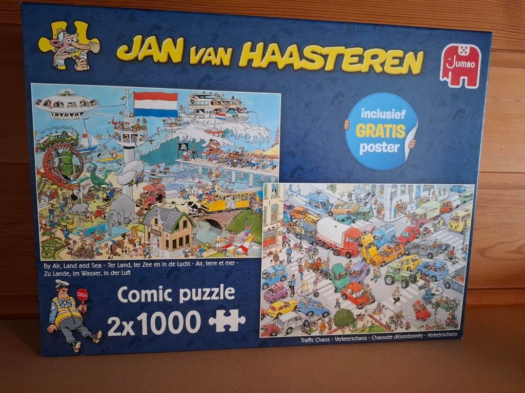 Jan van haasteren puzzels, Ophalen of Verzenden, 500 t/m 1500 stukjes, Zo goed als nieuw