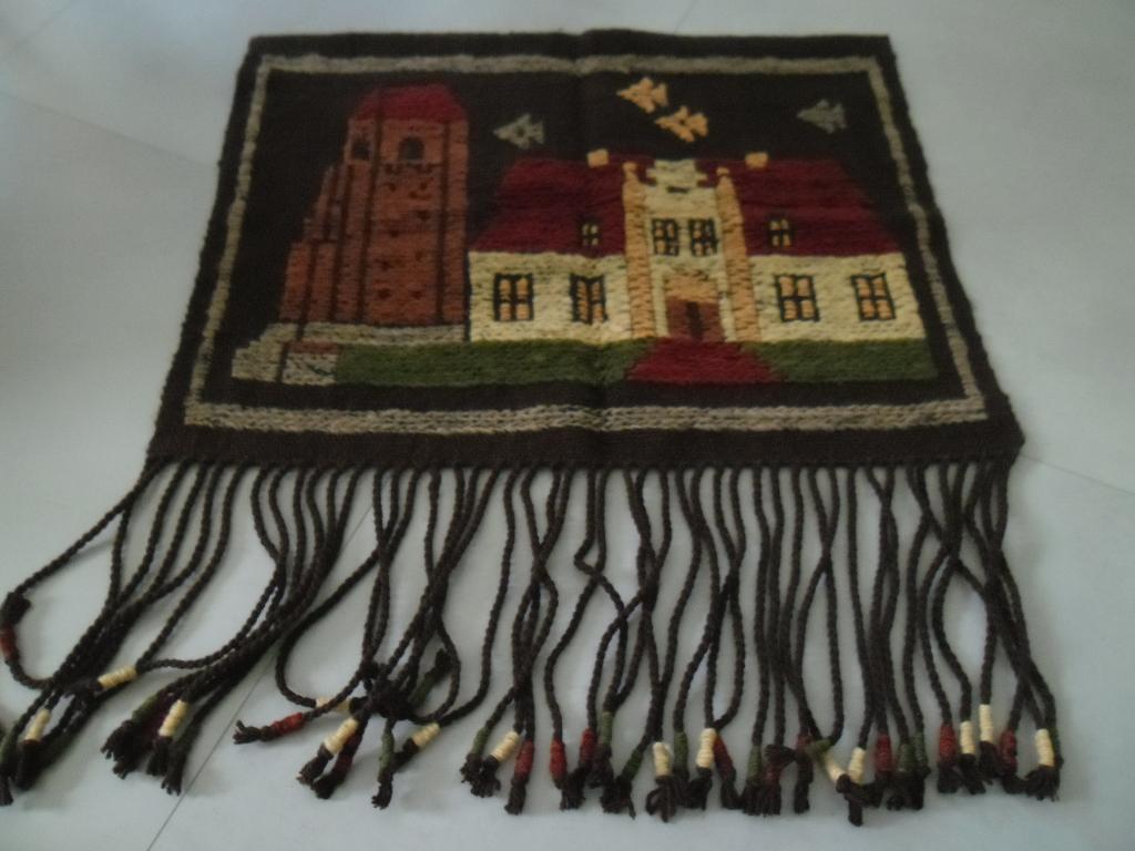 Vintage wandkleed, Huis en Inrichting, 80 cm, Ophalen of Verzenden, Zo goed als nieuw, Meerkleurig