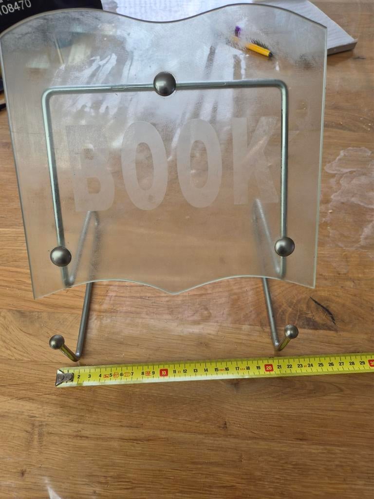 Glazen boekhouder., Ophalen of Verzenden