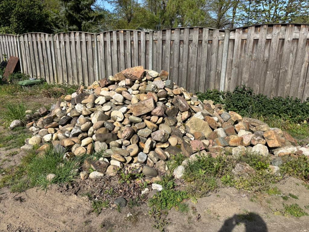 Maaskeien, Tuin en Terras, Grind, Keien en Split, Ophalen, Overige materialen, Gebruikt, Kei