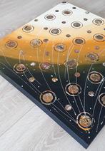 Nieuw handgeschilderd schilderij met cirkels, Ophalen of Verzenden