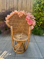 Vintage pauwstoel - kinderen, Ophalen, Zo goed als nieuw, Bruin, Eén