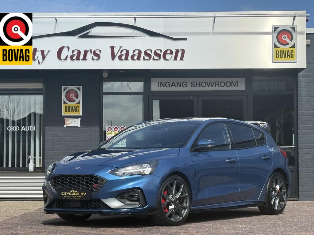 Ford Focus 2.3 EcoBoost Performance ST-3 280 pk apple carpla, 1408 kg, Gebruikt, 4 cilinders, Blauw
