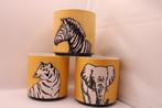 Bloempotten met dierenprint: zebra, tijger,olifant, Tuin en Terras, Bloempotten, Gebruikt, Rond, Binnen, Ophalen of Verzenden