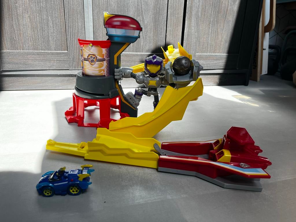 Paw Patrol Mighty Pups Super Paws Lookout Tower Speelset, Ophalen of Verzenden, Zo goed als nieuw, Jongen of Meisje