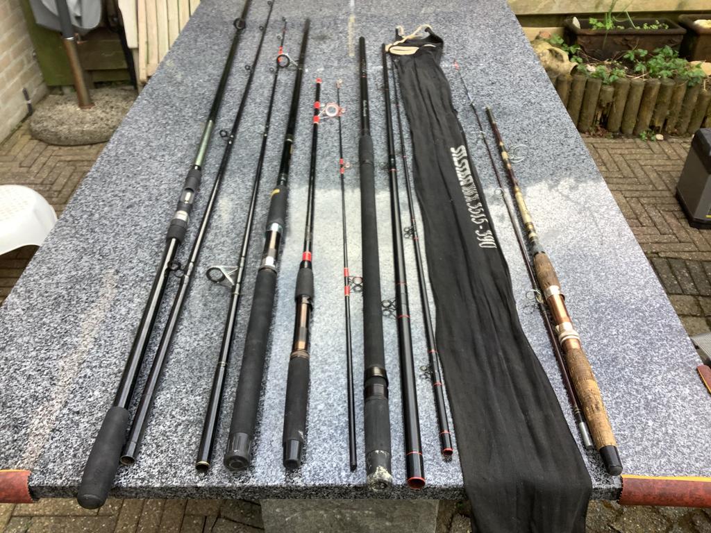 Karper hengels silstar shakespeare 360 cm 2.5 lb, Watersport en Boten, Hengelsport | Witvissen, Ophalen of Verzenden, Zo goed als nieuw