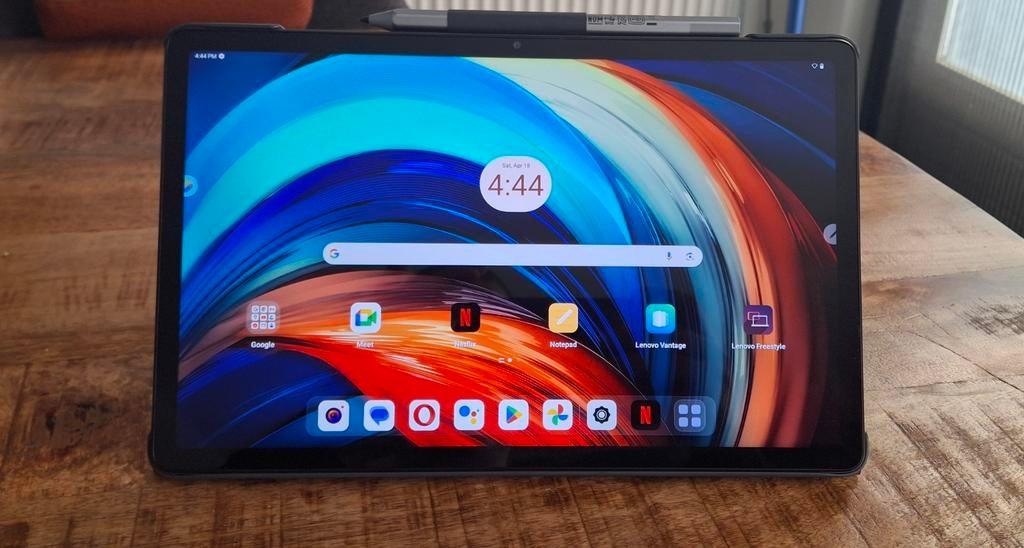 Lenovo Tab P11 Gen 2: OLED, 11.5 inch, 128GB + Pen & Hoes, 11 inch, Ophalen of Verzenden, Zo goed als nieuw, Lenovo