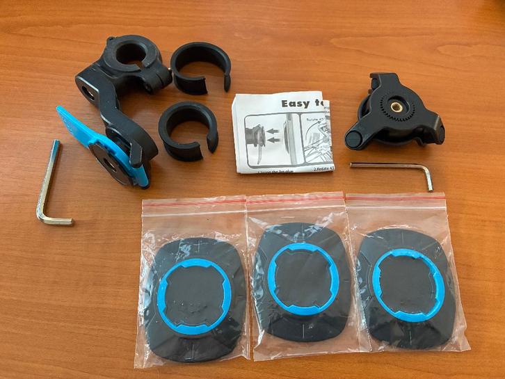 Telefoonhouder motor fiets met trillingsdemper en twist lock, Telecommunicatie, Telefoonhouders, Nieuw, Motor, Ophalen of Verzenden