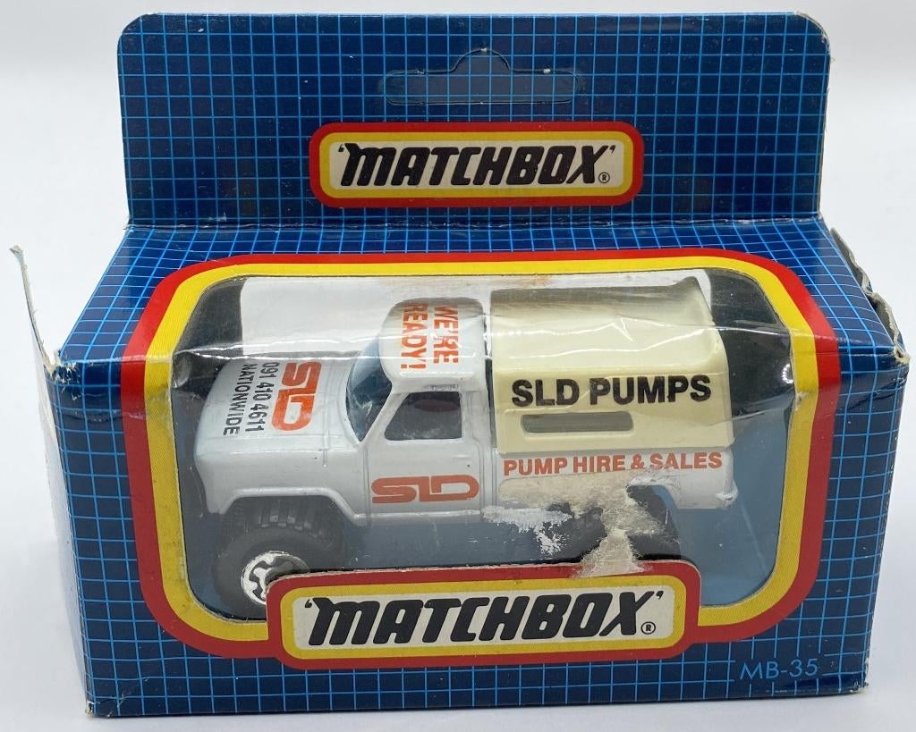 Matchbox 35G-2 Ford F-150 camper SLD PUMPS, Hobby en Vrije tijd, Modelauto's | Overige schalen, Ophalen of Verzenden, Nieuw, Auto