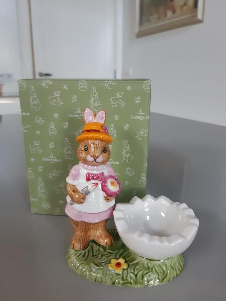 Eierdop Anna Villeroy en Boch Bunny Tales Nieuw in doos, Ophalen of Verzenden, Nieuw