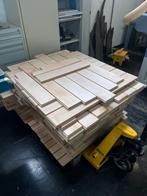 40m2 vloer massief esdoorn 19mm gerenoveerd, 50 tot 150 cm, Vloerdelen of -planken, Zo goed als nieuw, 10 m² of meer