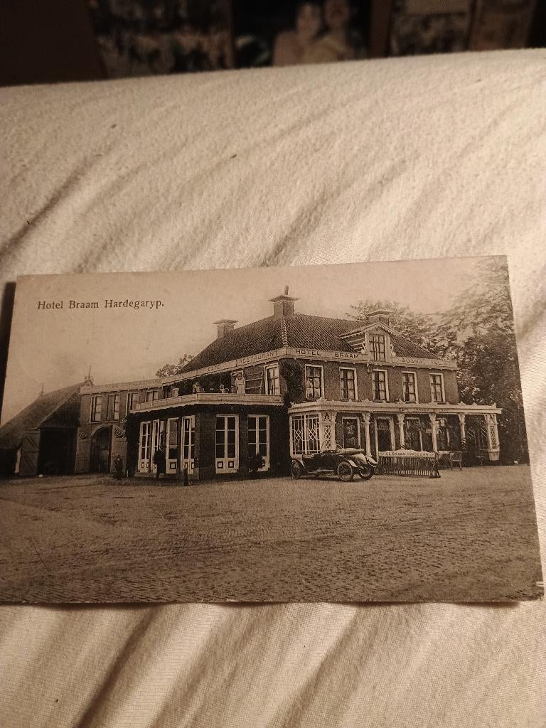 Hardegarijp hotel braam, Verzenden, Voor 1920, Gelopen, Friesland