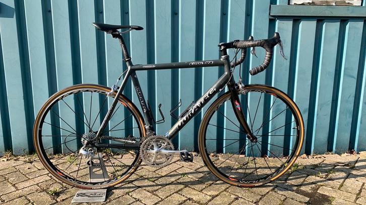 Racefiets 58cm carbon vork en Mavic wielset en Campagnolo, Fietsen en Brommers, Fietsen | Racefietsen, Zo goed als nieuw, Overige merken