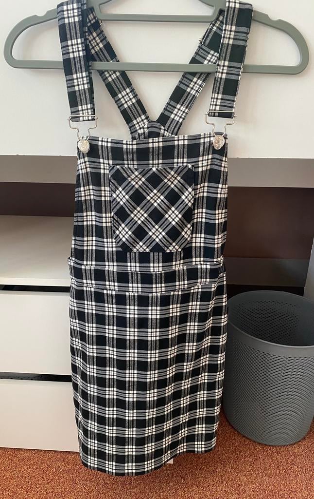 Overgooier jurk, Zwart, Ophalen of Verzenden, Zo goed als nieuw, Maat 36 (S)