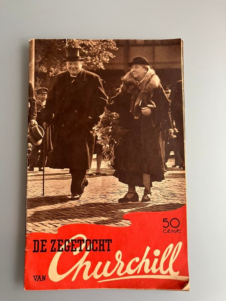 De Zegetocht van Churchill, Ophalen of Verzenden, Nederland, Boek of Tijdschrift