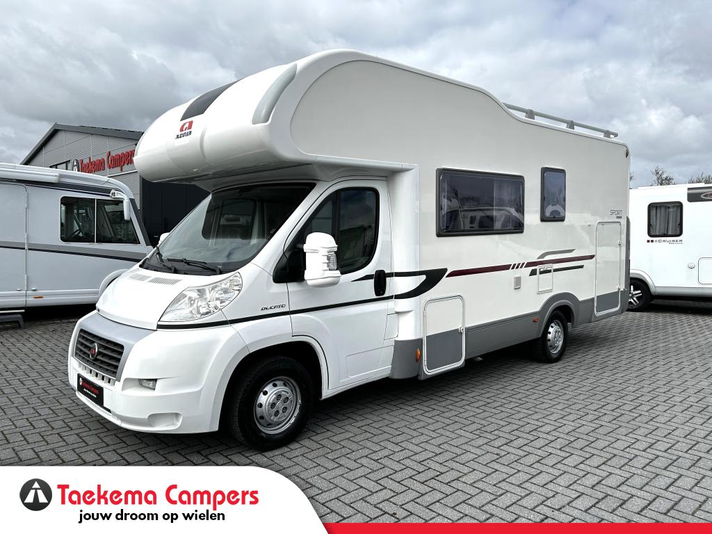 Adria Sport 660 DP Dwarsbed/2012/6 Zitplaatsen/Euro-4/7.4m, Alkoof, Fiat, 7 tot 8 meter, Bedrijf