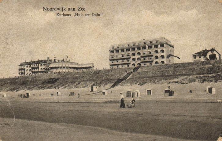Noordwijk aan Zee, Kurhaus Huis ter Duin - 1920 gelopen, Verzamelen, Ansichtkaarten | Nederland, Gelopen, Zuid-Holland, 1920 tot 1940