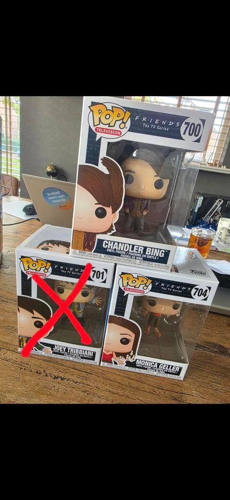 Friends Funko Pop! Monica en Chandler, Verzamelen, Poppetjes en Figuurtjes, Ophalen of Verzenden, Zo goed als nieuw