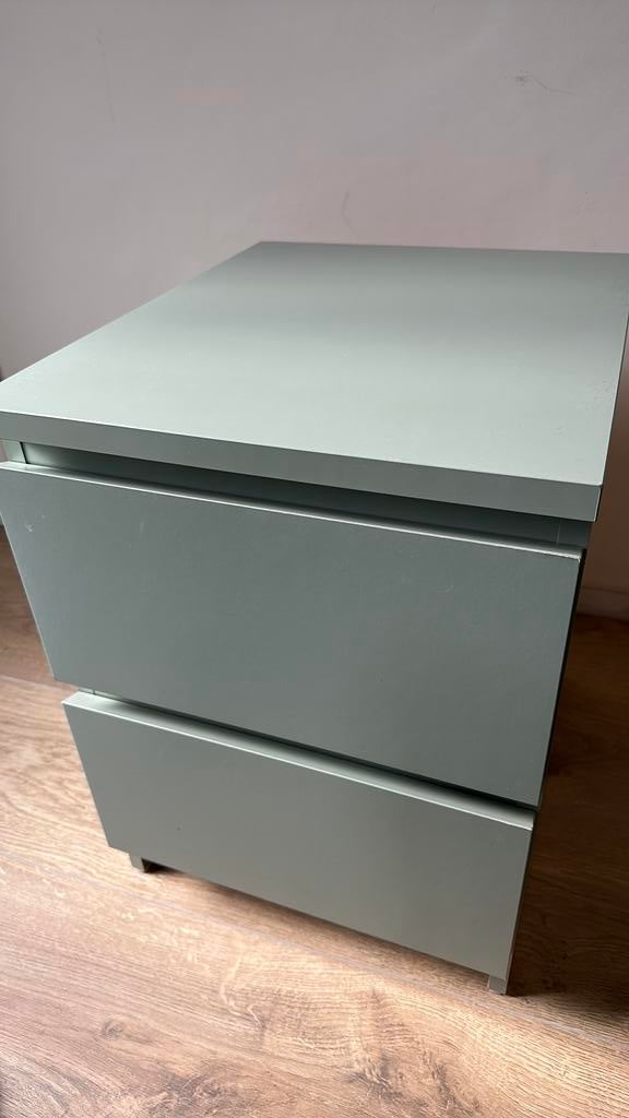 Nachtkastje Malm Ikea, Huis en Inrichting, Kasten | Ladekasten, Ophalen, Gebruikt, 1 of 2 laden, 50 tot 100 cm