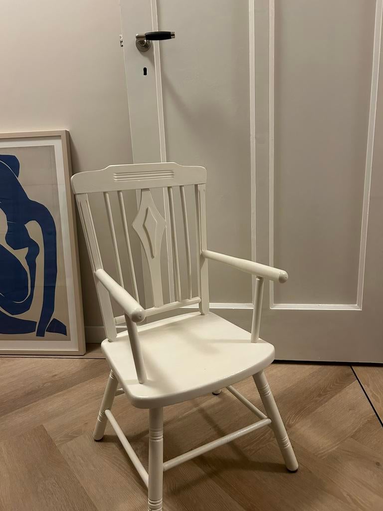 Vintage kinderstoel kinderkamer, Huis en Inrichting, Stoelen, Ophalen, Zo goed als nieuw, Eén