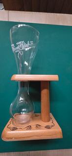 Pauwel Kwak bierglas met houten houder, Ophalen, Gebruikt