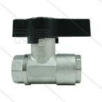 Verchroomde Kogelkraan 3/4 inch Bi-Bi 210 Bar, Verzenden