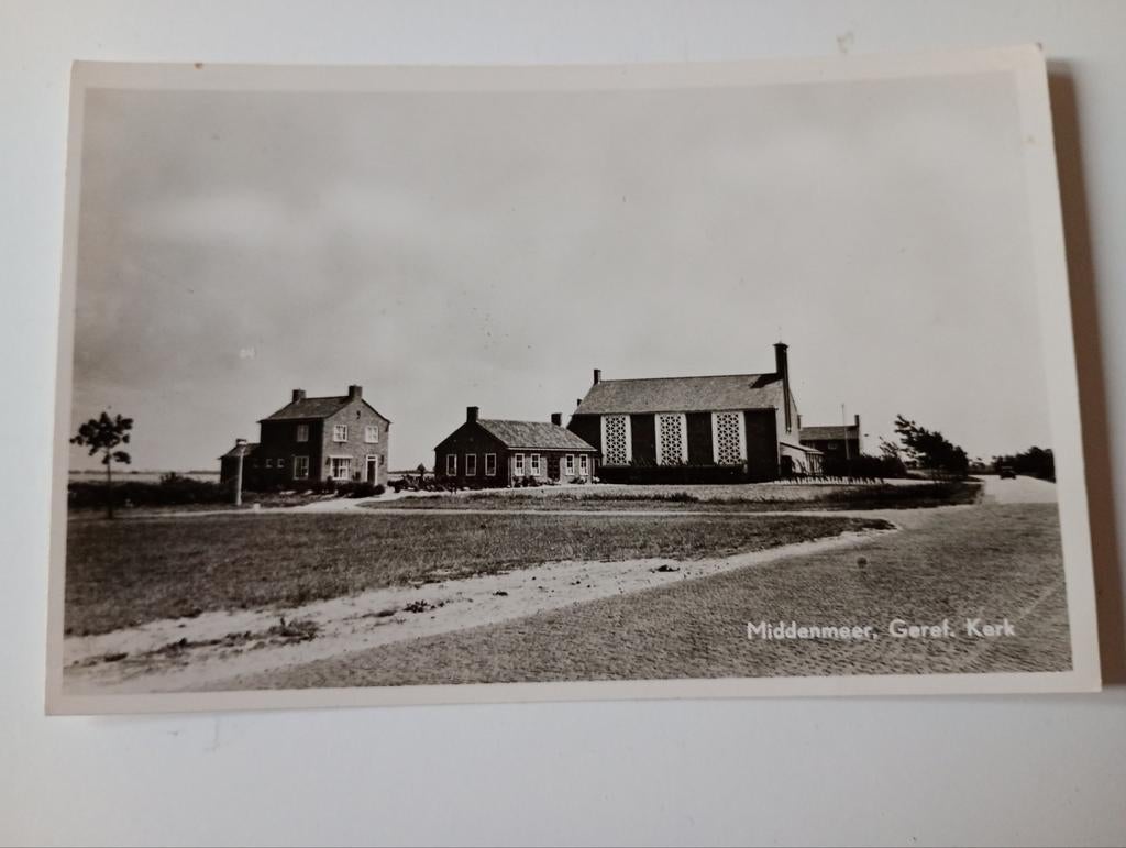 Middenmeer Gereformeerde Kerk 1953, Verzamelen, Ansichtkaarten | Nederland, Ophalen of Verzenden, 1940 tot 1960, Gelopen, Noord-Holland