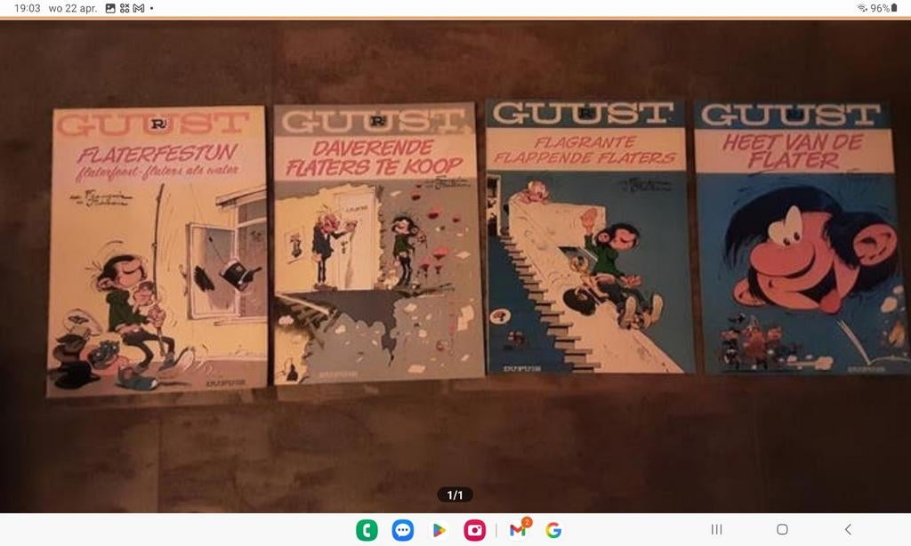 Guust r serie, Boeken, Meerdere stripboeken, Ophalen of Verzenden, Gelezen