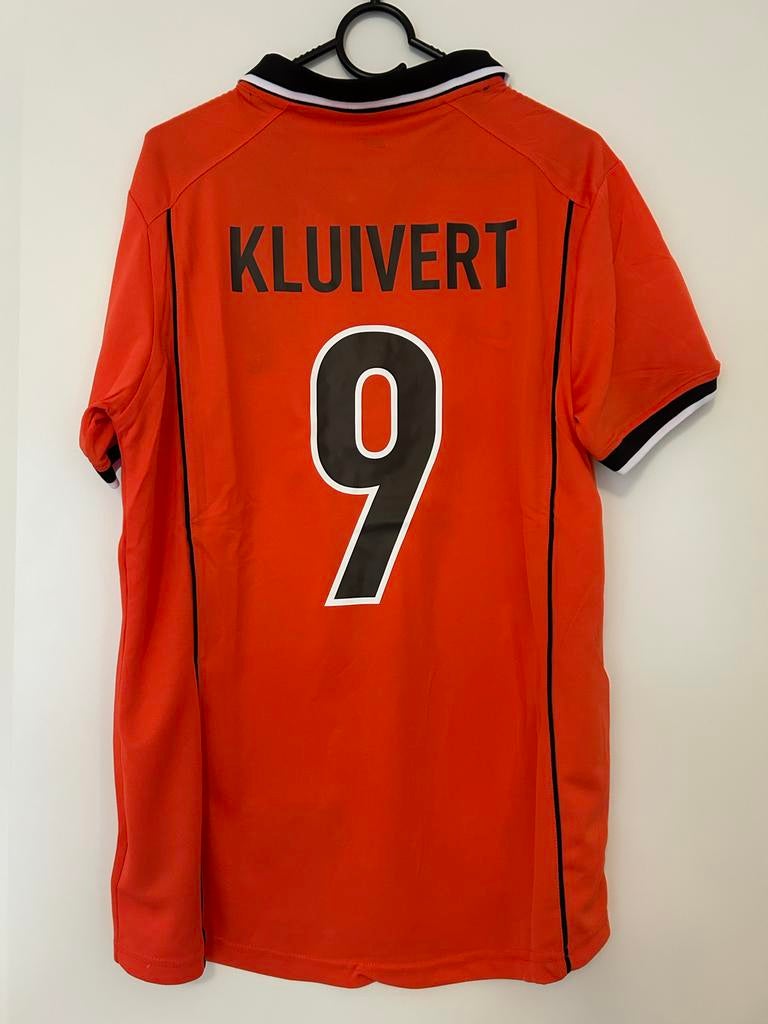 Nederlands Elftal Shirt 1998 - Kluivert 9 - Maat L, Ophalen of Verzenden, Gedragen, Maat 52/54 (L), Oranje
