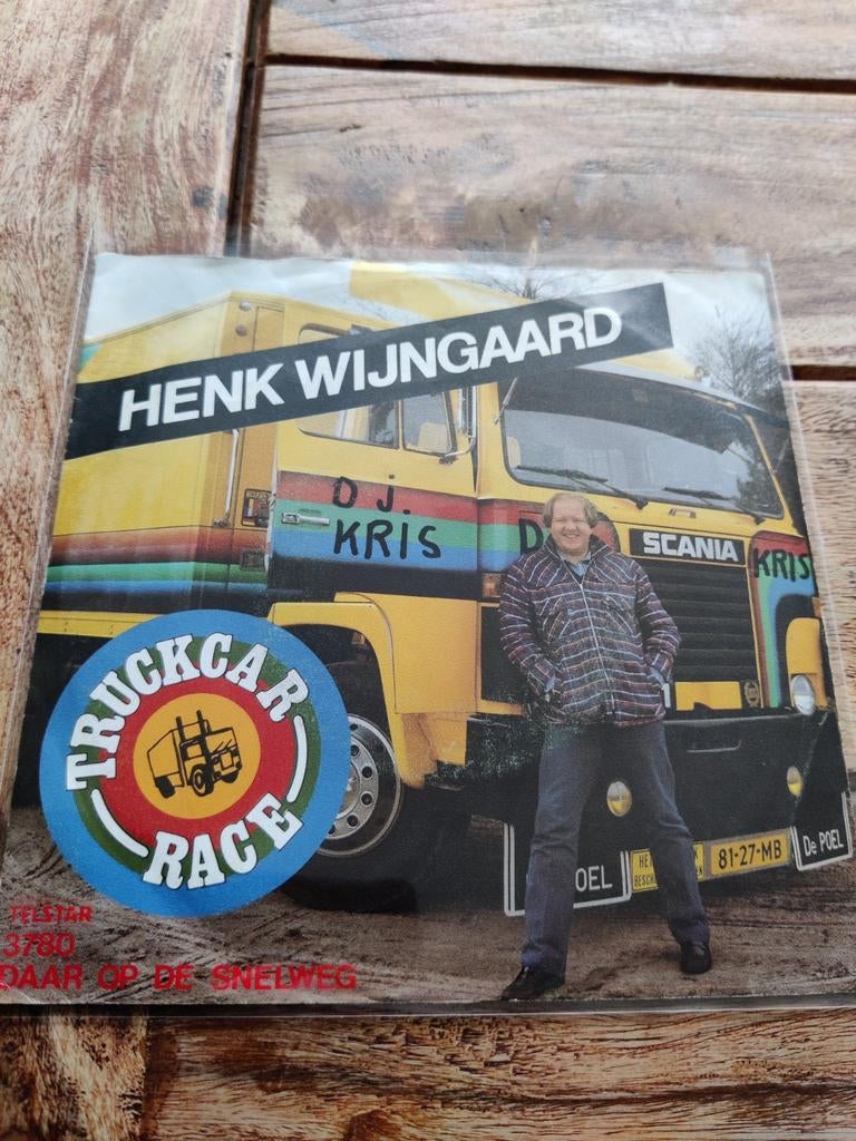 Henk Wijngaard - Truckcar Race / Daar Op De Snelweg, Ophalen of Verzenden, Zo goed als nieuw, Overige formaten, Levenslied of Smartlap