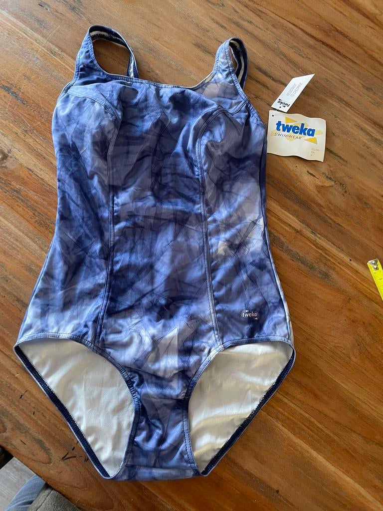 Tweka badpak mt 42, Ophalen of Verzenden, Zo goed als nieuw, Blauw, Badpak