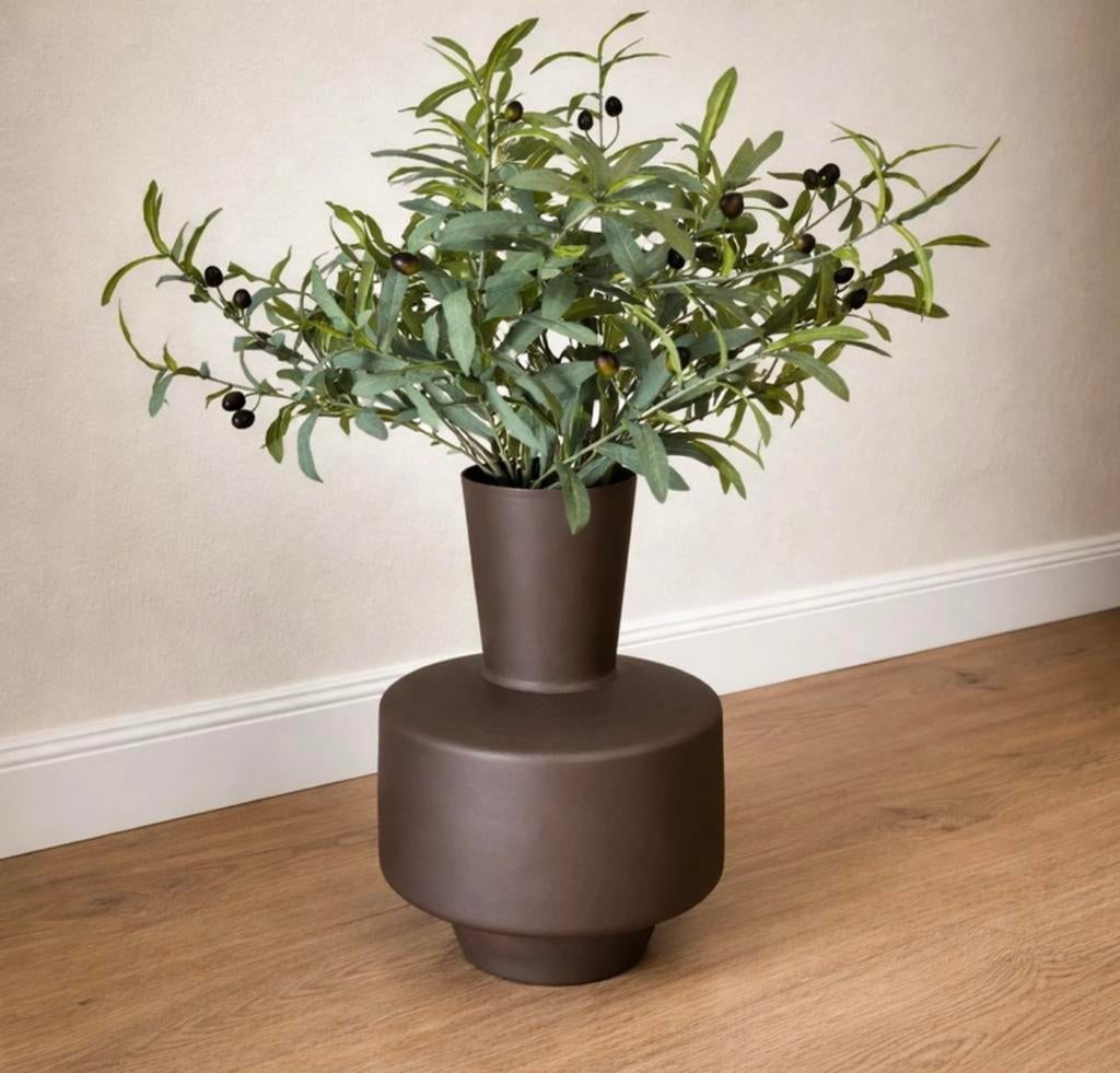 Olijftakken kunstbloemen boeket groen 4 stelen nieuw, Huis en Inrichting, Woonaccessoires | Kunstplanten en Kunstbloemen, Ophalen of Verzenden