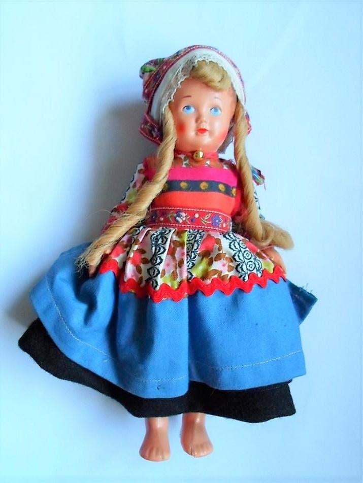 Schilpad popje. Schildkröt. Duits popje, Ophalen of Verzenden, Zo goed als nieuw, Pop