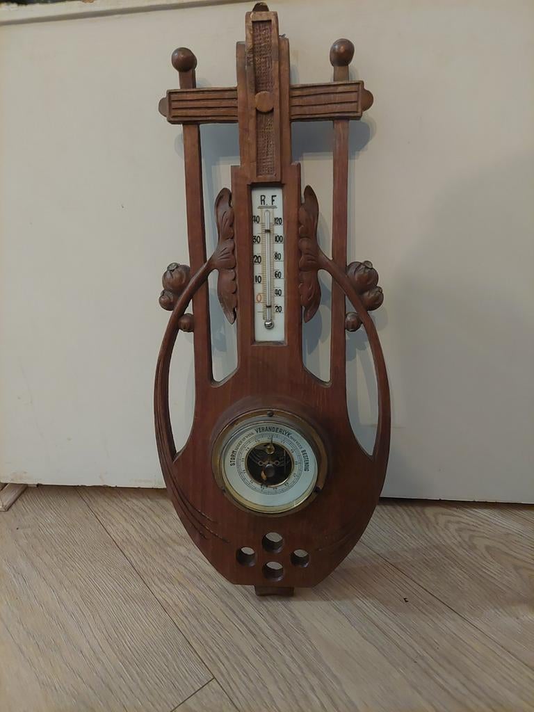 Art Deco barometer, Antiek en Kunst, Antiek | Gereedschap en Instrumenten, Ophalen of Verzenden