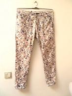 Q44 PLACE DU JOUR broek room wit zwart maat 42, Wit, Maat 42/44 (L), Ophalen of Verzenden, Zo goed als nieuw