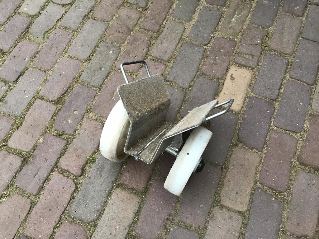 Deur transporter platenwagen roller vaste prijs €20, Gebruikt, Minder dan 25 mm, Ophalen of Verzenden, Pallet