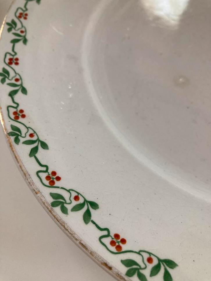 Oud bord 1920 Societe Ceramique Maastricht 2936 10 20, Antiek en Kunst, Antiek | Wandborden en Tegels, Verzenden