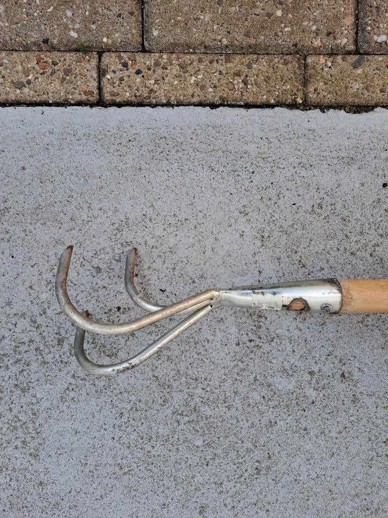 Cultivator met 3 tanden en steel, Ophalen