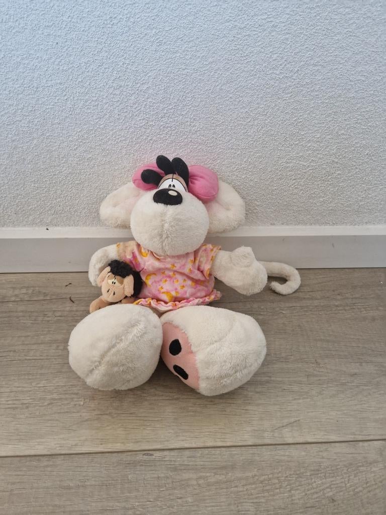Knuffel plush pluche diddlina wollywell schaap muis, Ophalen of Verzenden, Zo goed als nieuw, Knuffel