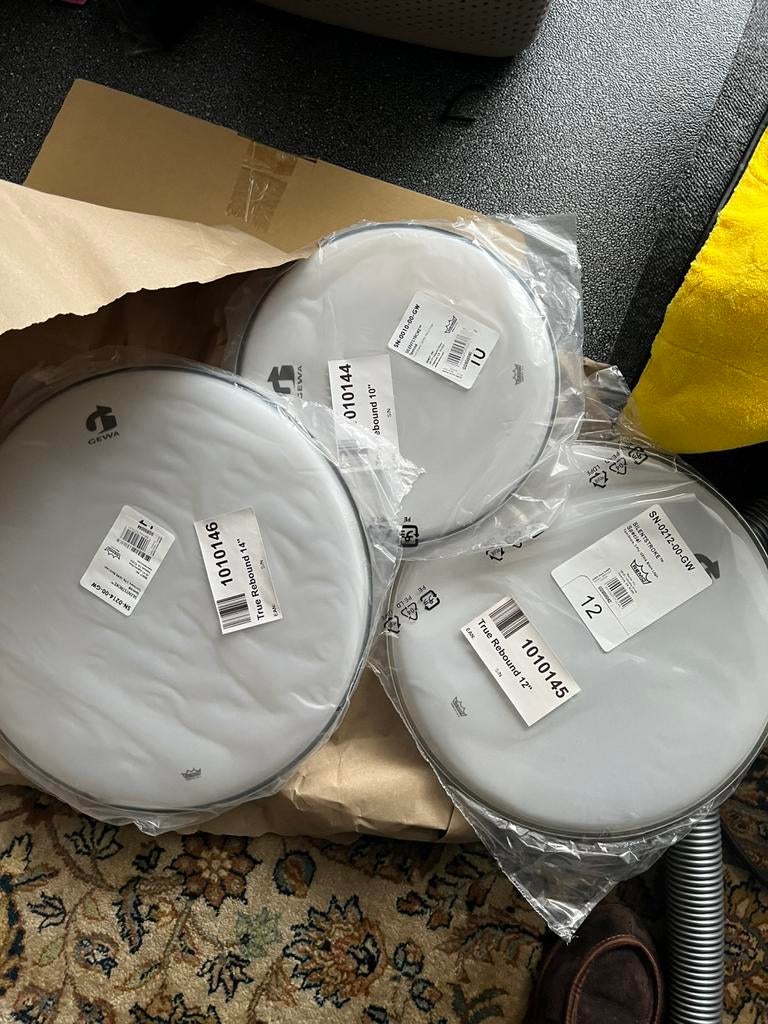 GeWa vellen, Muziek en Instrumenten, Instrumenten | Toebehoren, Ophalen, Nieuw, Drums of Percussie