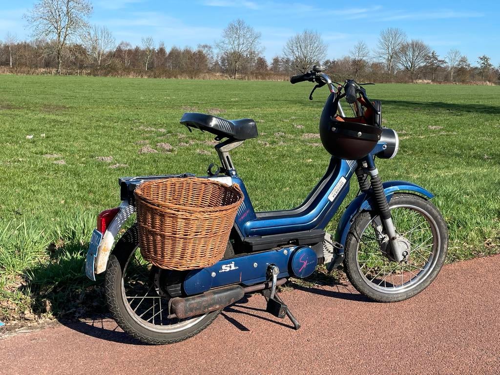 Piaggio Si Bromfiets - In goede conditie met blauw kenteken, Fietsen en Brommers, Ophalen, Gebruikt, Overige modellen, 49 cc