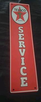 Stoer Texaco Wandbord (40 x 10 cm) - De Ultieme Blikvanger, Ophalen of Verzenden, Nieuw, Reclamebord