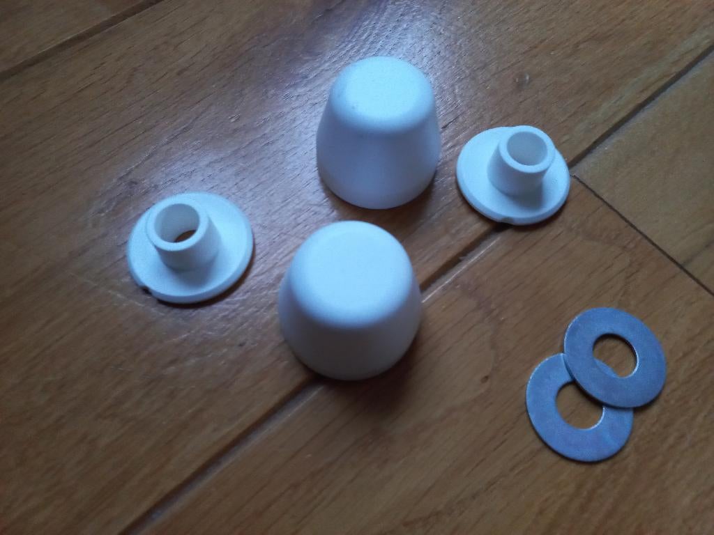 Set aansluitschroeven toilet - nieuw, Ophalen of Verzenden, Nieuw, Rvs, Toilet