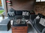 Happy cocooning vuurtafel & gas ombouw & glazen afscherming, Tuin en Terras, Ophalen, Zo goed als nieuw