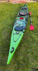 Liker Kajak met peddel - Groen camouflage 5,25 m1, Watersport en Boten, Kajaks, Ophalen, Gebruikt, 1-persoons