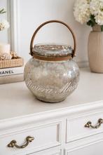 2 Riviera Maison windlichten, Overige materialen, Ophalen of Verzenden, Zo goed als nieuw, Grijs