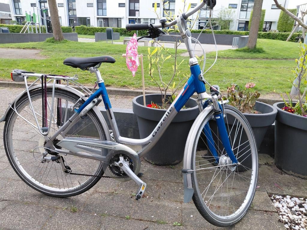 Gazelle Medeo Plus Damesfiets - Comfortabel en Betrouwbaar, Ophalen, Gebruikt, Velgrem, Versnellingen